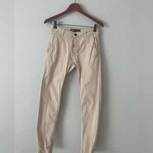 khaki zara jeans‎